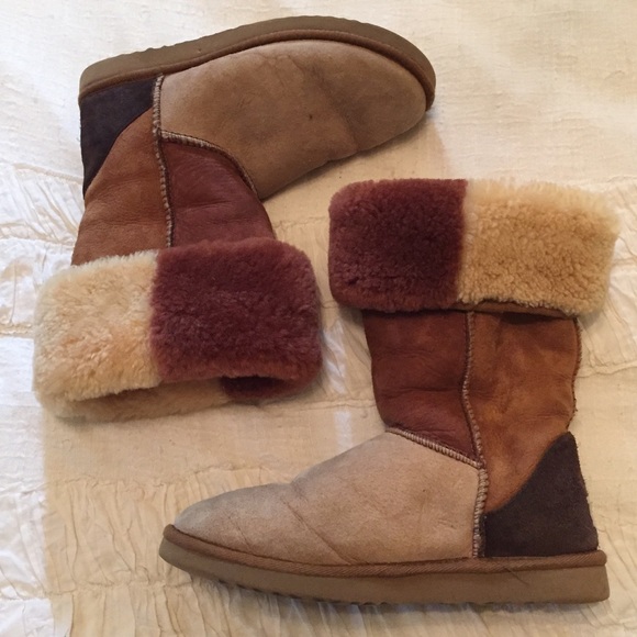 ugg patchwork boots